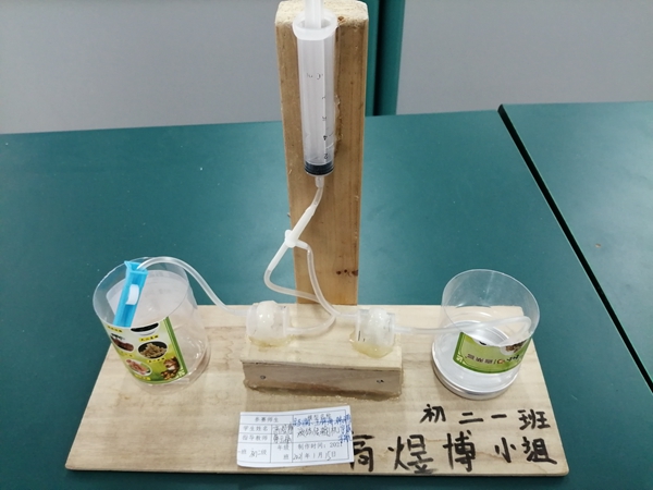 玩中学学中玩物理教研组组织物理模型设计制作比赛活动